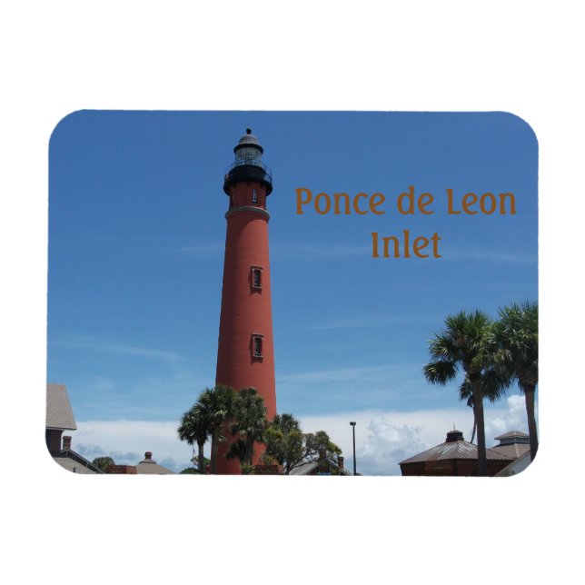 Imán Faro de entrada Ponce de Leon, Florida (Horizontal)