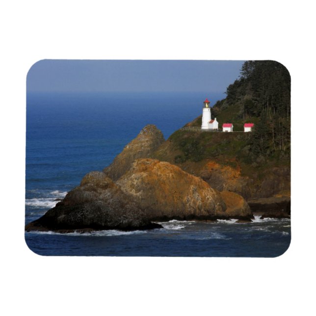 Imán Faro de Heceta Head, Cape Creek, Oregon, EE. UU. (Horizontal)