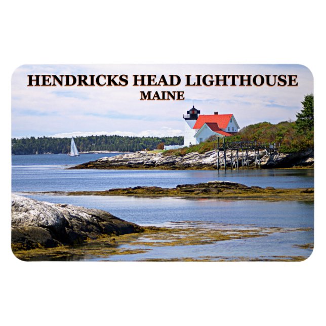 Imán Faro de Hendricks Head, Magnet Maine Flexi (Horizontal)