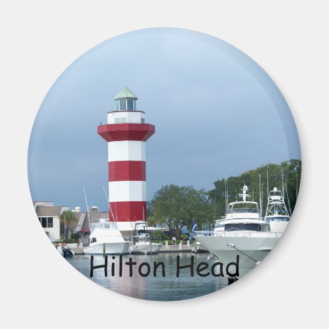 Imán Faro de Hilton Head (Frente)
