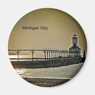 Imán Faro de Indiana de la ciudad de Michigan