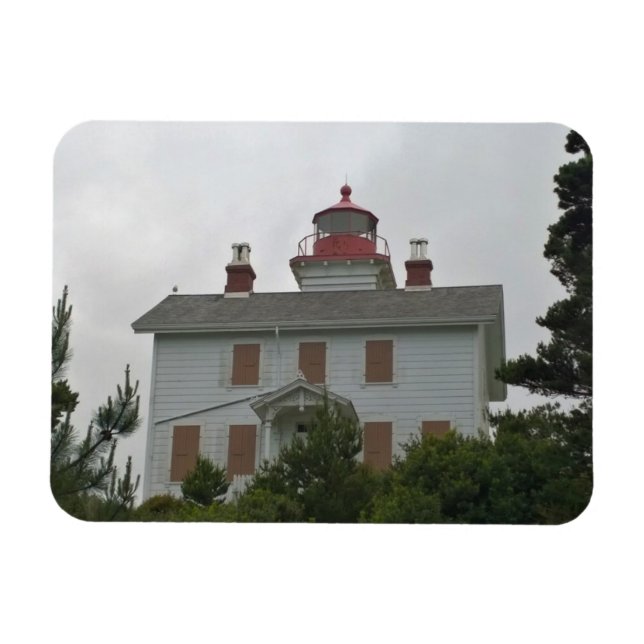 Imán Faro de la bahía de Yaquina, OR (Horizontal)