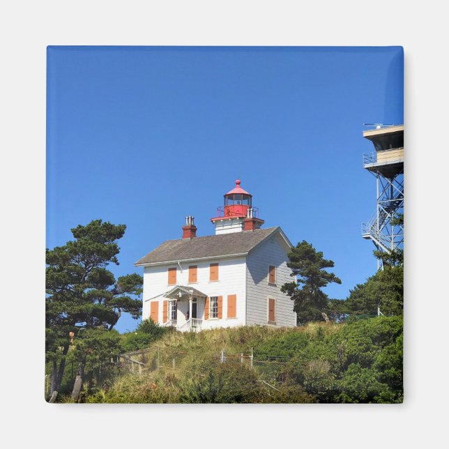 Imán Faro de la Bahía Yaquina, Newport, Oregón (Frente)