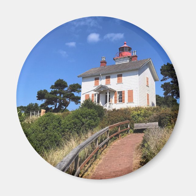 Imán Faro de la Bahía Yaquina, Newport, Oregón (Frente)