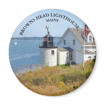 Faro de la cabeza de Browns, Magnet de Maine Round