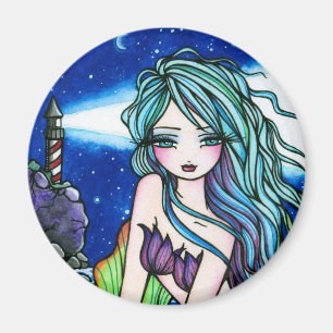 Imán Faro de la hada de la fantasía de la sirena de