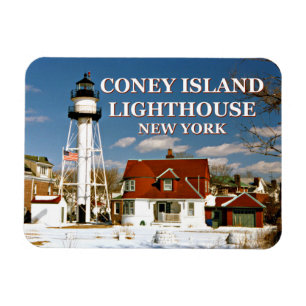Imán Faro de la isla Coney, Nueva York