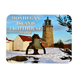 Imán Faro de la isla de Monhegan, Maine