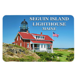 Imán Faro de la isla de Seguin, Magnet Maine Flexi