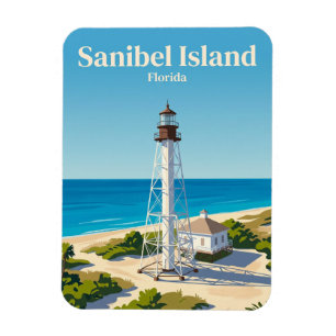 Imán Faro de la Isla Sanibel USA