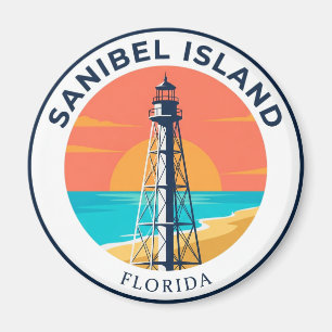 Imán Faro de la Isla Sanibel USA