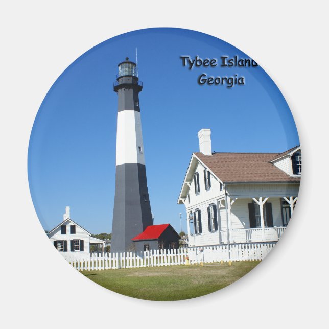 Imán Faro de la isla Tybee (Frente)