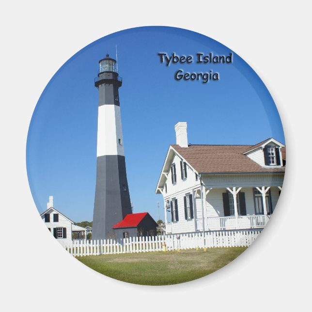 Imán Faro de la isla Tybee (Frente)