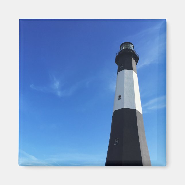 Imán faro de la isla tybee (Frente)