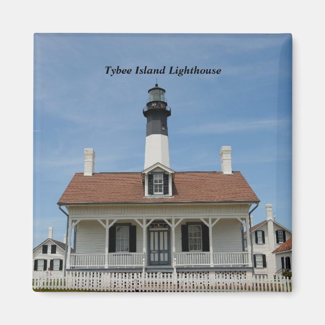 Imán Faro de la isla Tybee (Frente)
