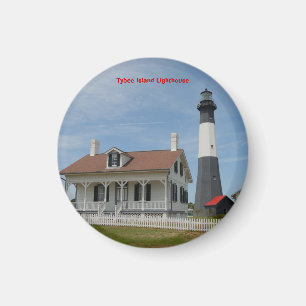 Imán Faro de la isla Tybee