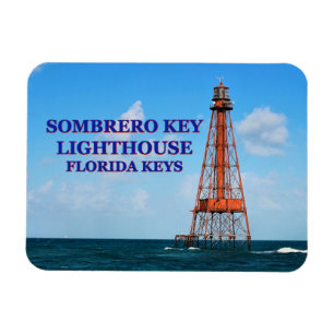 Imán Faro de la llave Sombrero, Cayos de Florida