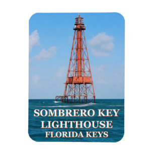 Imán Faro de la llave Sombrero, Cayos de Florida