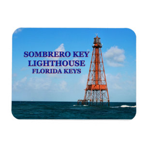 Imán Faro de la Llave Sombrero, Cayos de Florida