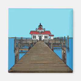 Imán Faro de las marismas de Roanoke - Magnet