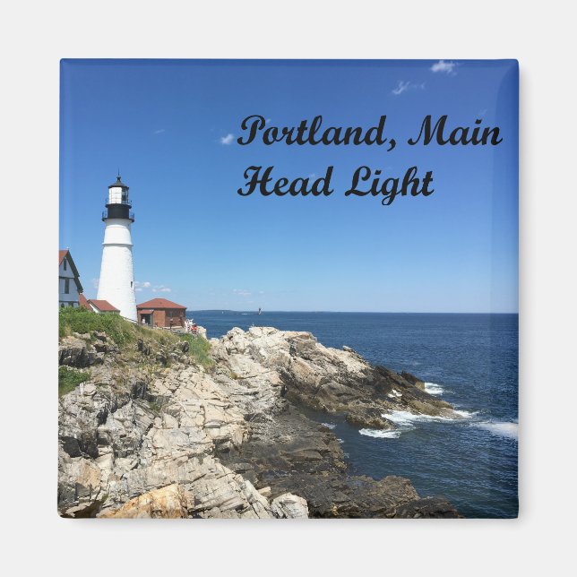 Imán Faro de luz principal de Portland 2017 (Frente)