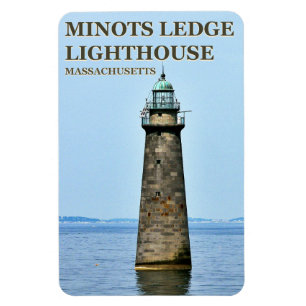 Imán Faro de Minots Ledge, Fogón de Massachusetts