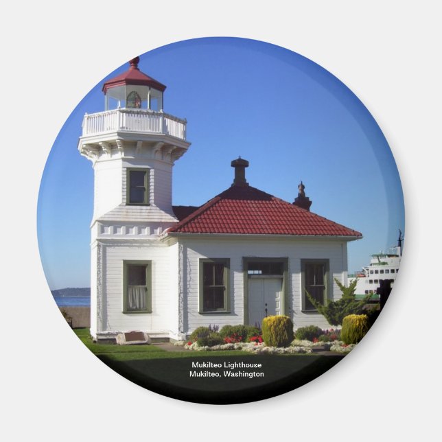 Imán Faro de Mukilteo, Mukilteo, Washington (Frente)