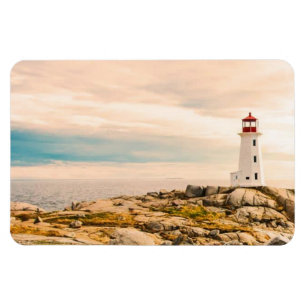 Imán Faro de Nueva Escocia estilizado