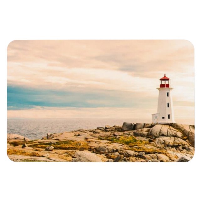 Imán Faro de Nueva Escocia estilizado (Horizontal)