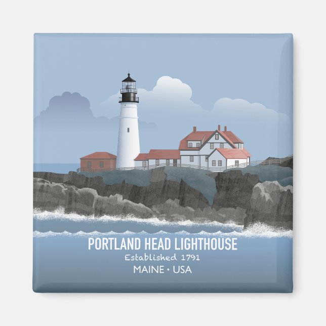 Imán Faro de Portland Head (Frente)