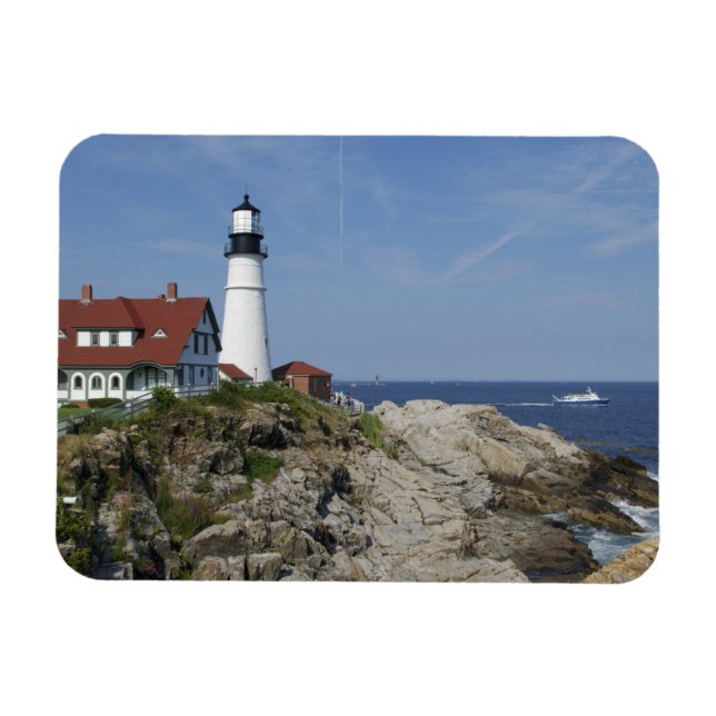 Imán Faro de Portland Head, Cape Elizabeth,Maine, (Horizontal)