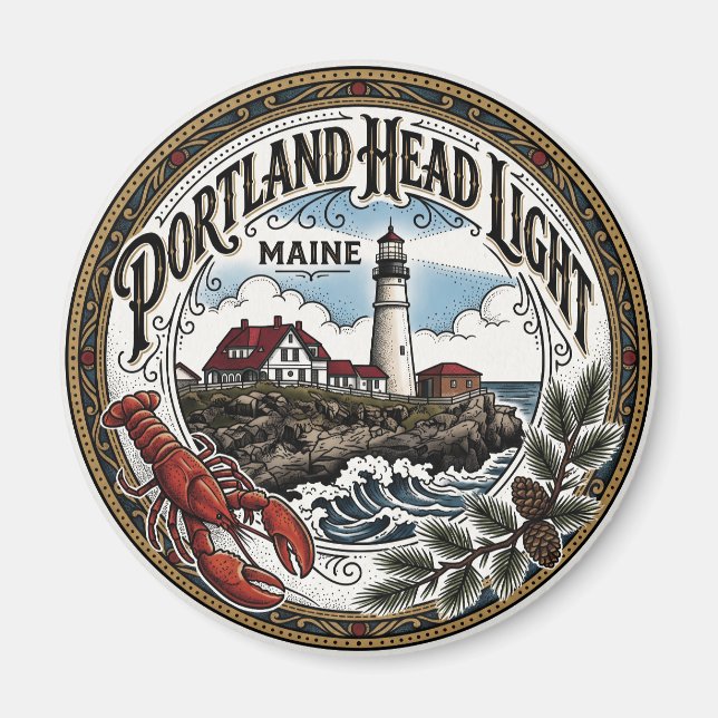 Imán Faro de Portland Head EE. UU. (Frente)
