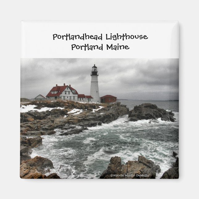Imán Faro de Portlandhead-Magnet (Frente)
