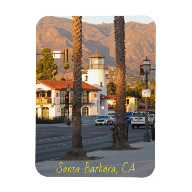 Imán Faro de Santa Bárbara, California (Vertical)