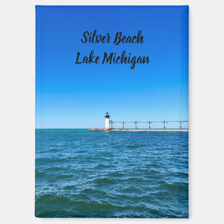 Imán Faro de Silver Beach-Lago Michigan
