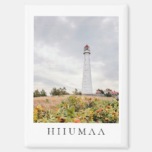Imán Faro de Tahkuna en la isla de Hiiumaa, Estonia