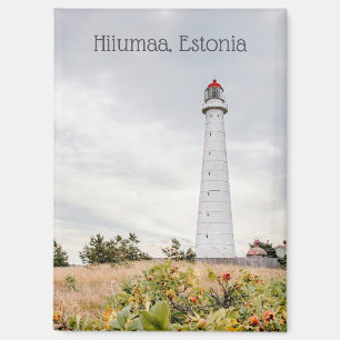 Imán Faro de Tahkuna en la isla de Hiiumaa, Estonia