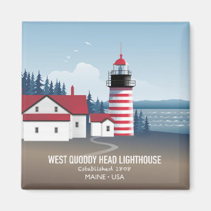 Imán Faro de West Quoddy Head