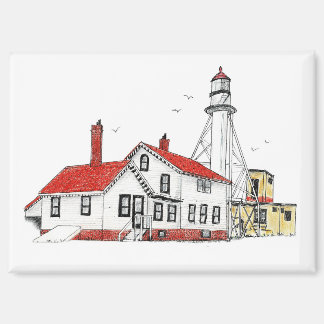 Imán Faro de Whitefish Point Magnet