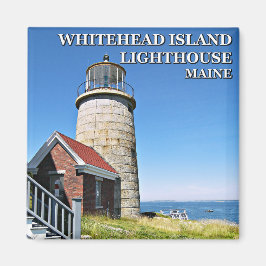 Imán Faro de Whitehead Island, Magnet Maine
