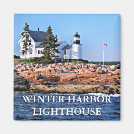 Imán Faro de Winter Harbour, Maine