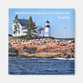 Imán Faro de Winter Harbour, Maine