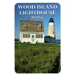 Imán Faro de Wood Island, Magnet Maine Flexi