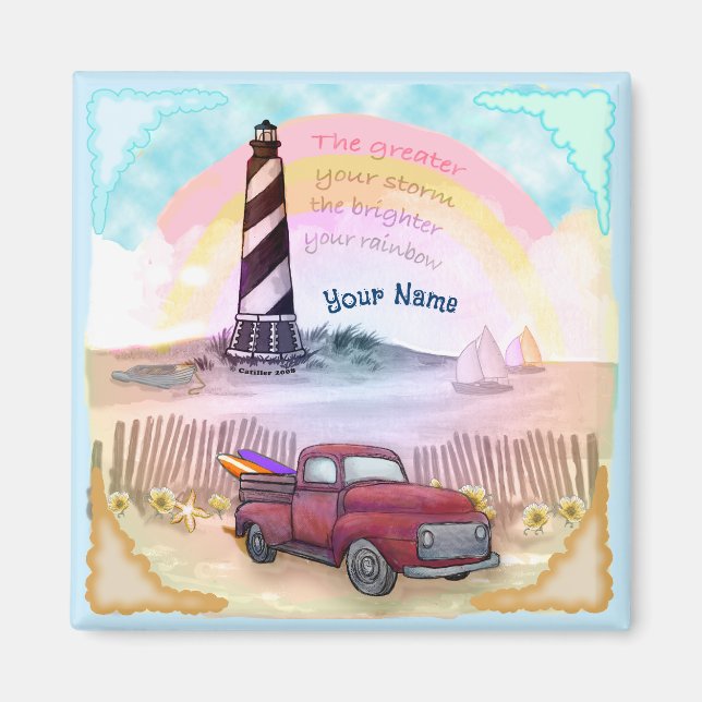 Imán Faro del camión de tormentas (Frente)