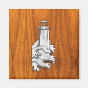 Imán Faro del estilo del cromo en la decoración de