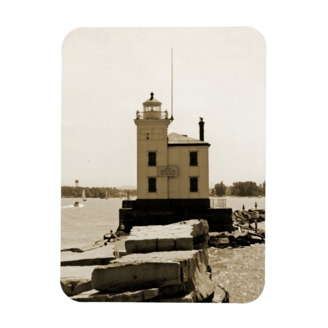Imán Faro del Lago Erie (Vertical)