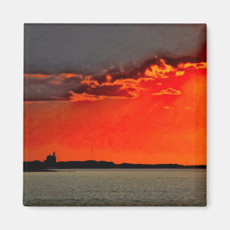 Imán Faro del Norte de la Isla de los Bloques en la pin