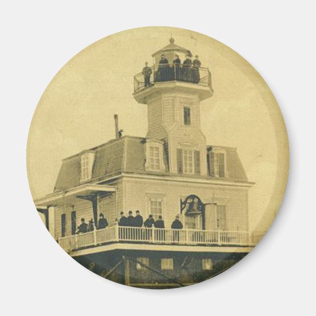 Imán Faro del puerto de Bridgeport (Frente)