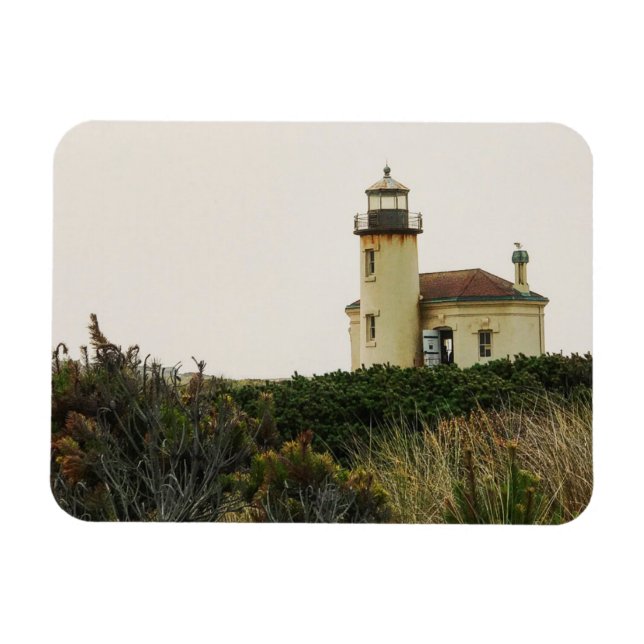 Imán Faro del río Coquille, OR (Horizontal)