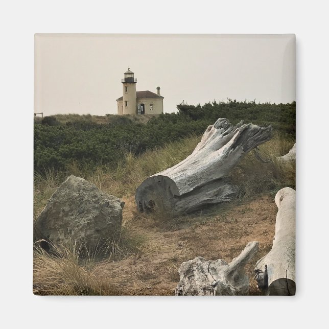 Imán Faro del río Coquille, OR (Frente)